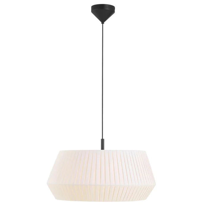 Dicte 53 Pendant White Textile/Metal IP20 E27