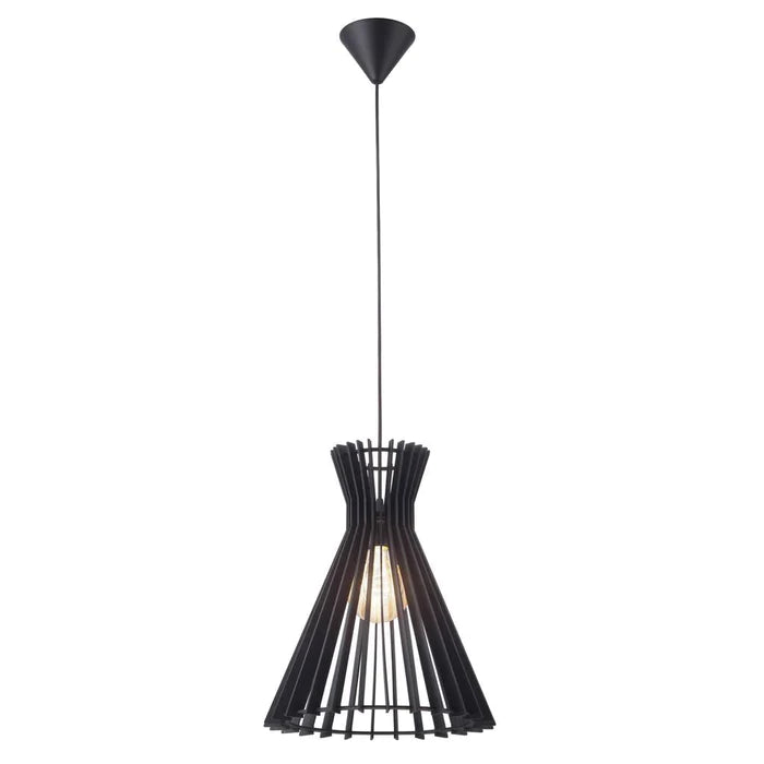 Groa 34 Pendant Black WD/Metal E27