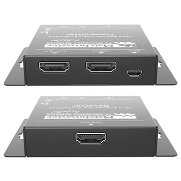 HDMI Extender, 1x HDMI Loop Out, 1x Cat5e/6 50m Output with IR and PoC - 34MM-2K50