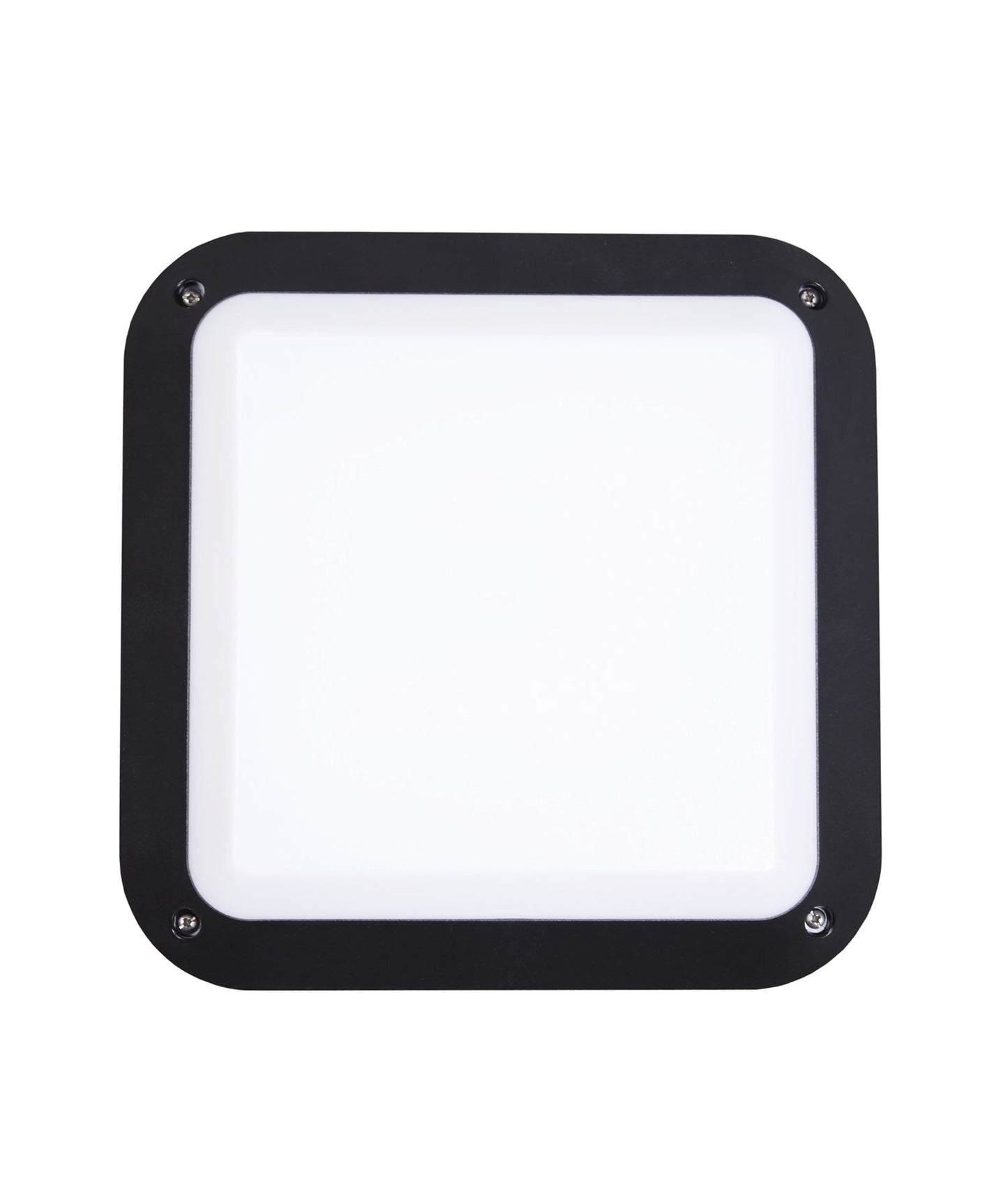CLA Outdoor Polycarb Square Bunker Black IP66 12W LED 240V