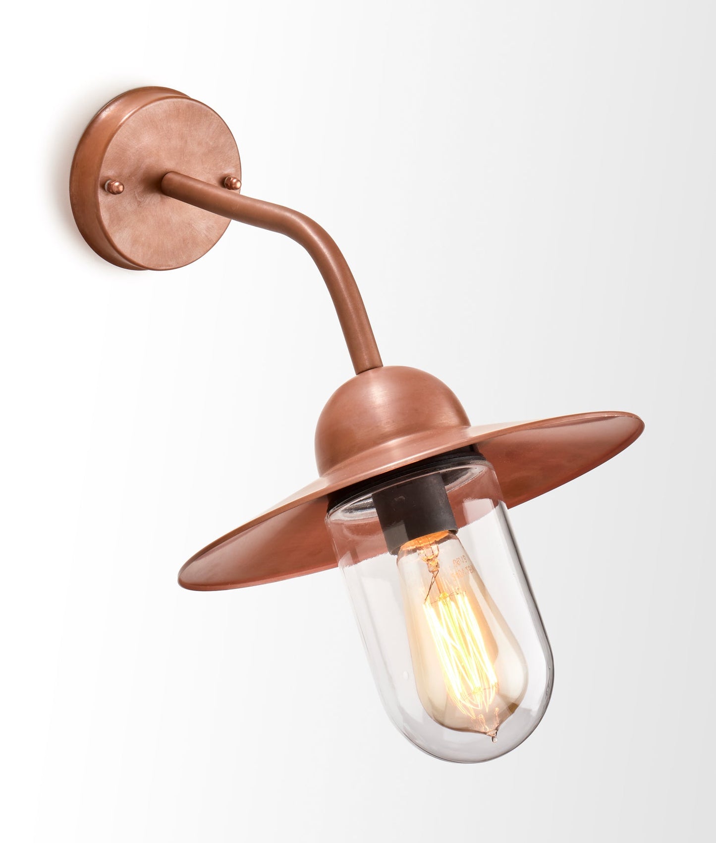 CLA Wall Light Aged Copper IP54 E27 240V