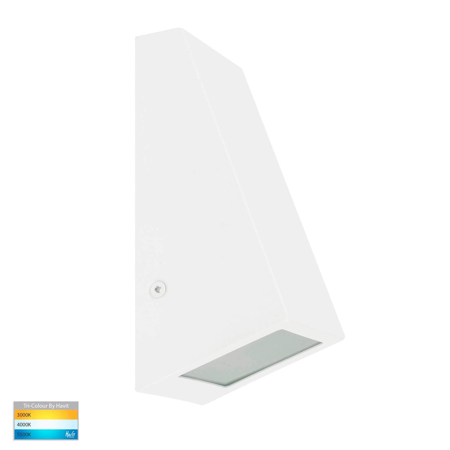 Havit Small Wall Wedge Indoor/Outdoor Step Light White 5W 240V IP44