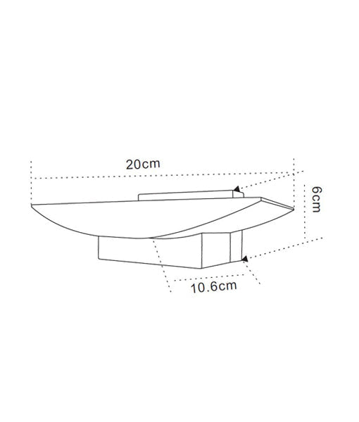 CLA Interior Wall Light White 6W 240V 3000K