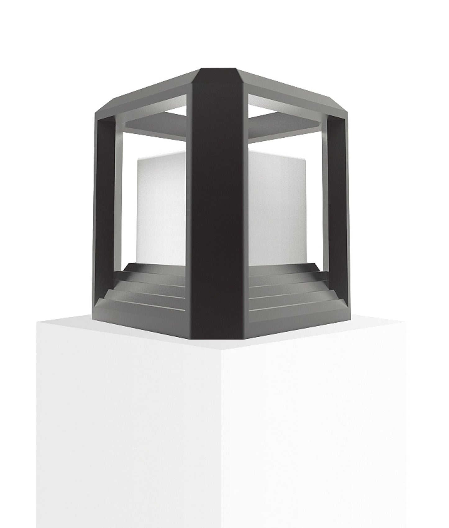 CLA Post Top Matte Black IP65 240V 20W 3000K
