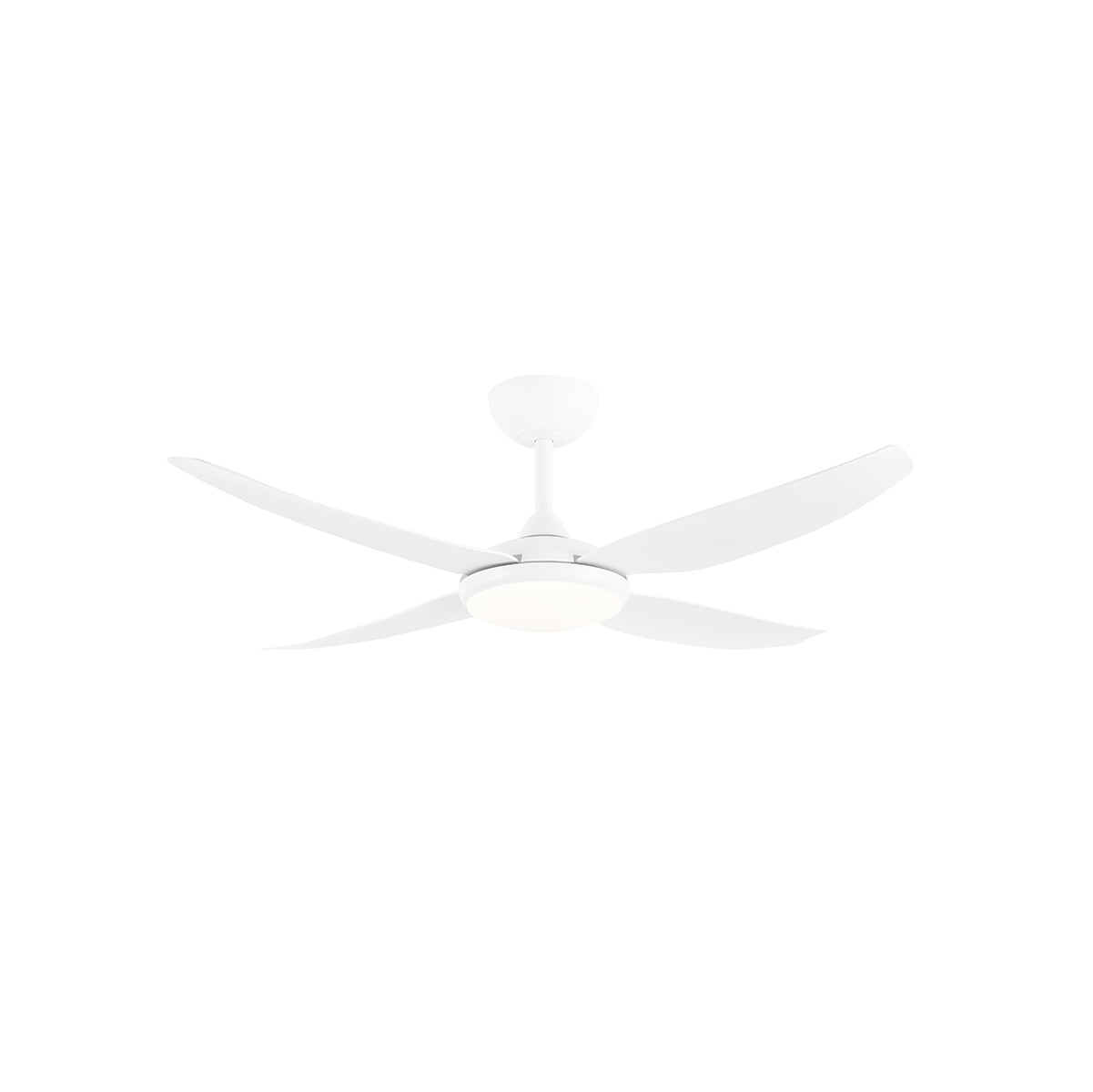 Amari 52" DC 4 Blade Ceiling Fan 24W Dim CCT LED - White