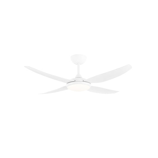 Amari Smart 52" DC 4 Blade Ceiling Fan 24W Dim CCT LED - White