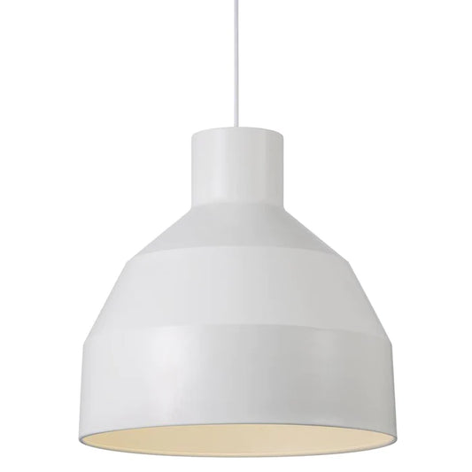 William 32 Pendant Metal White