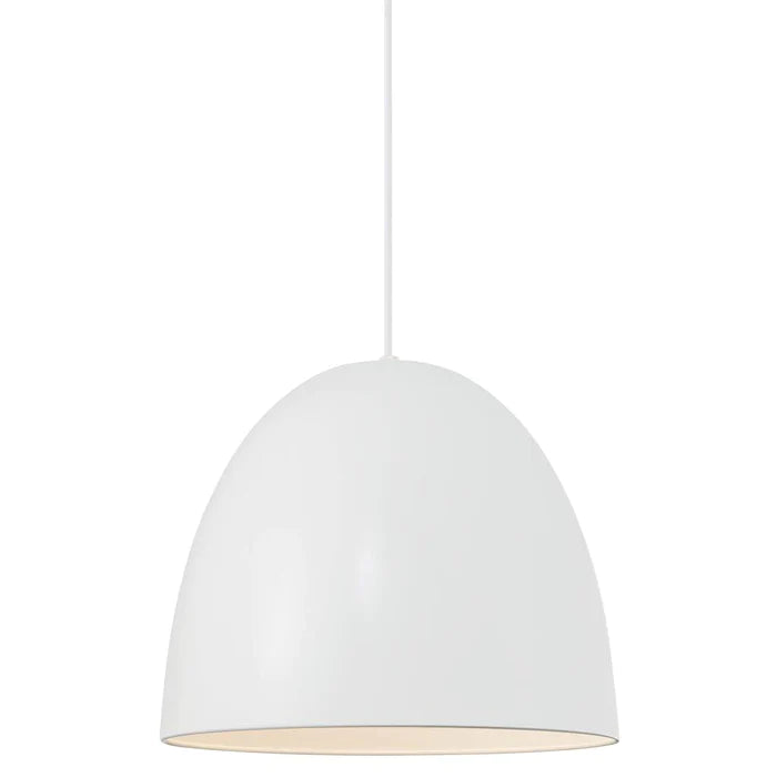 Alexander Pendant White Metal/PC E27