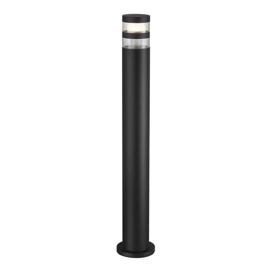 Birk Bollard Black Aluminium/Clear PC IP44 E27