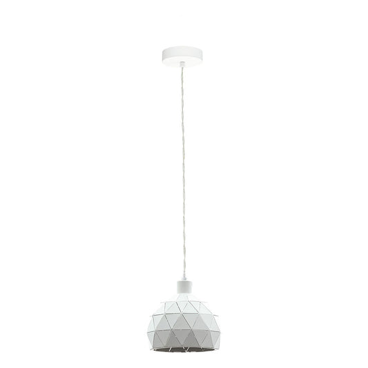 Roccaforte Pendant 1x40w E14 White Sml