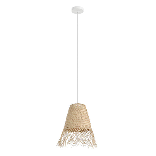 Aycliffe Pendant 1x40w E27 Cane Natural