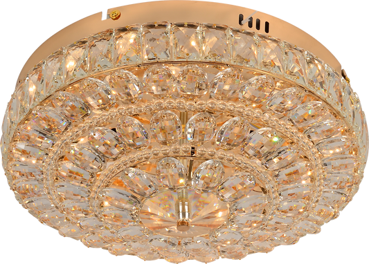 Dewdrops Gold Crystal Oyster Light