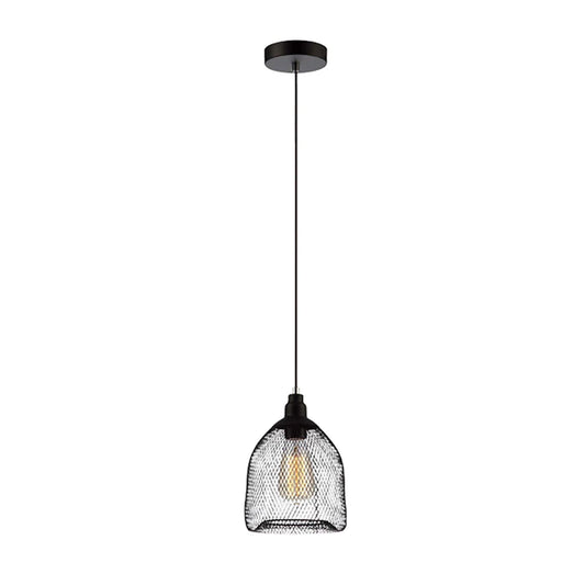 Pendant ES Black Mesh Bird Cage OD170mm