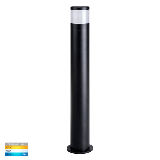 Havit Bollard Light 464mm Black 240V 12W TRI COLOUR