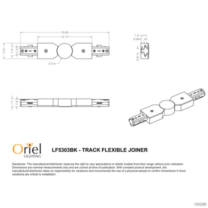 Track Flexible Joiner White