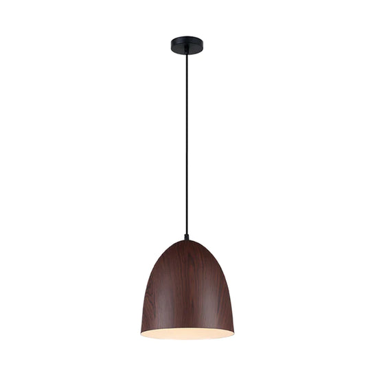 Pendant  ES Black Walnut Oblong OD250mm