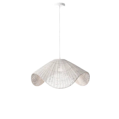 Adaya Rattan Pendant Light - White