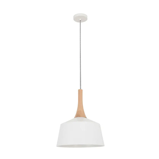 Pendant ES White Small Angled Dome OD270mm