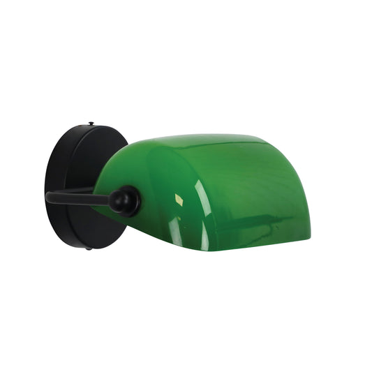 Bankers Wall Light Black / Green