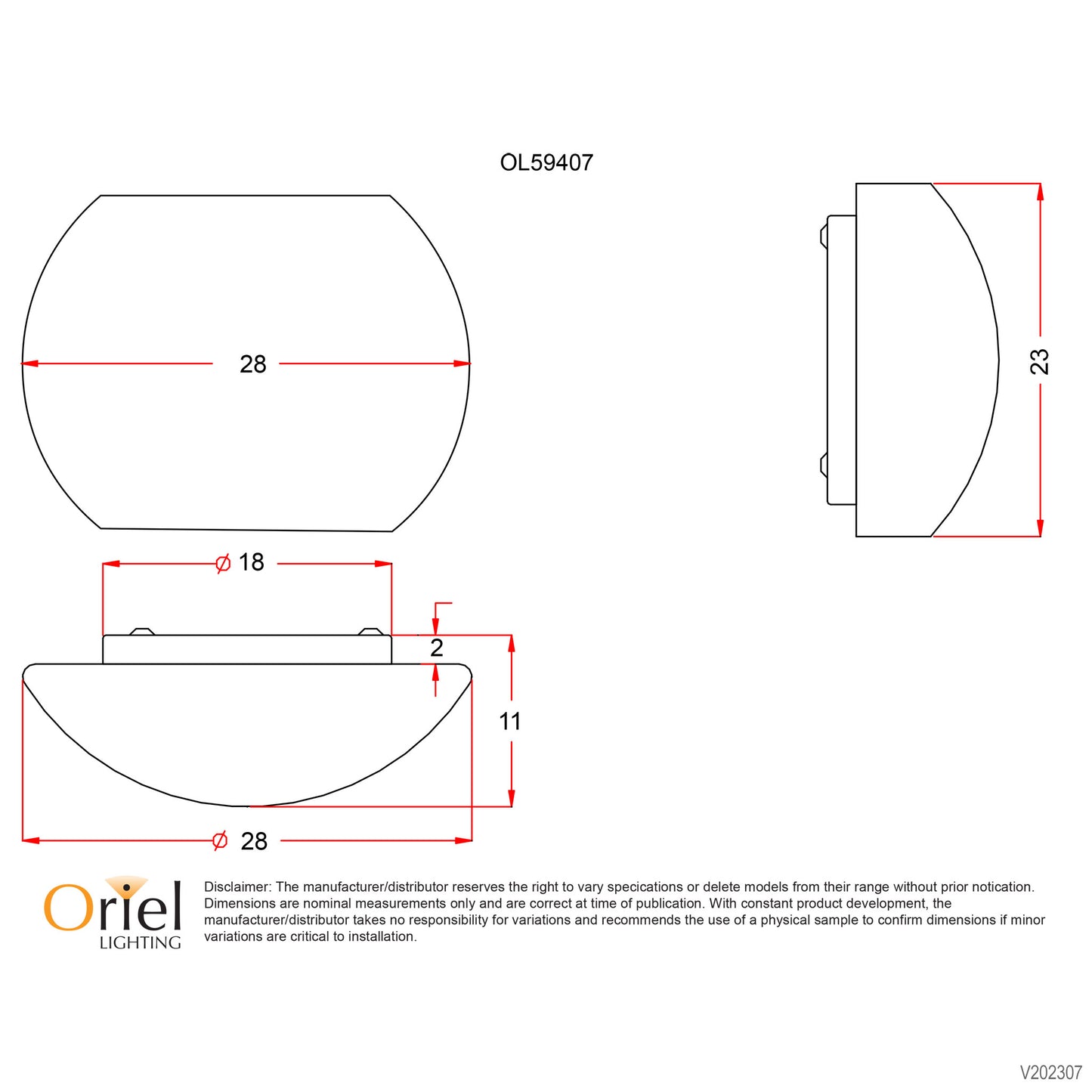 Elba Flush Mount Opal Wall Light