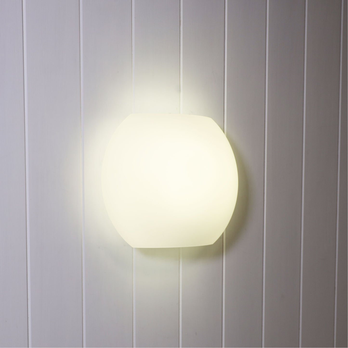 Elba Flush Mount Opal Wall Light