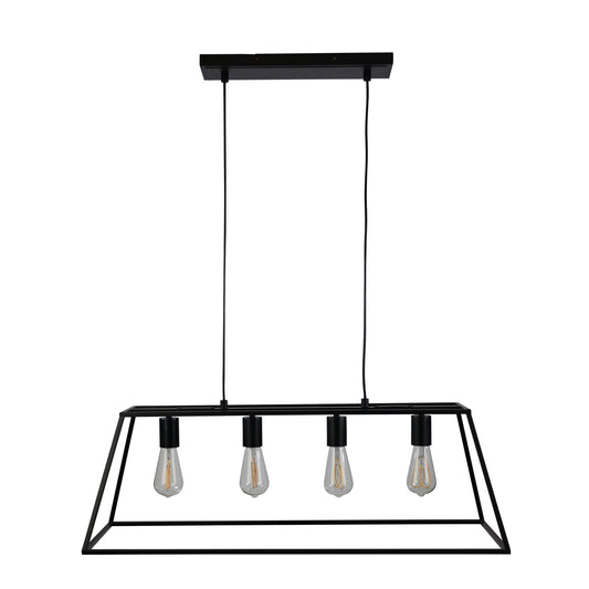 Wainscott.4 4 Light Pendant Black