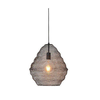 Mudag.40 Large Mesh Pendant Black