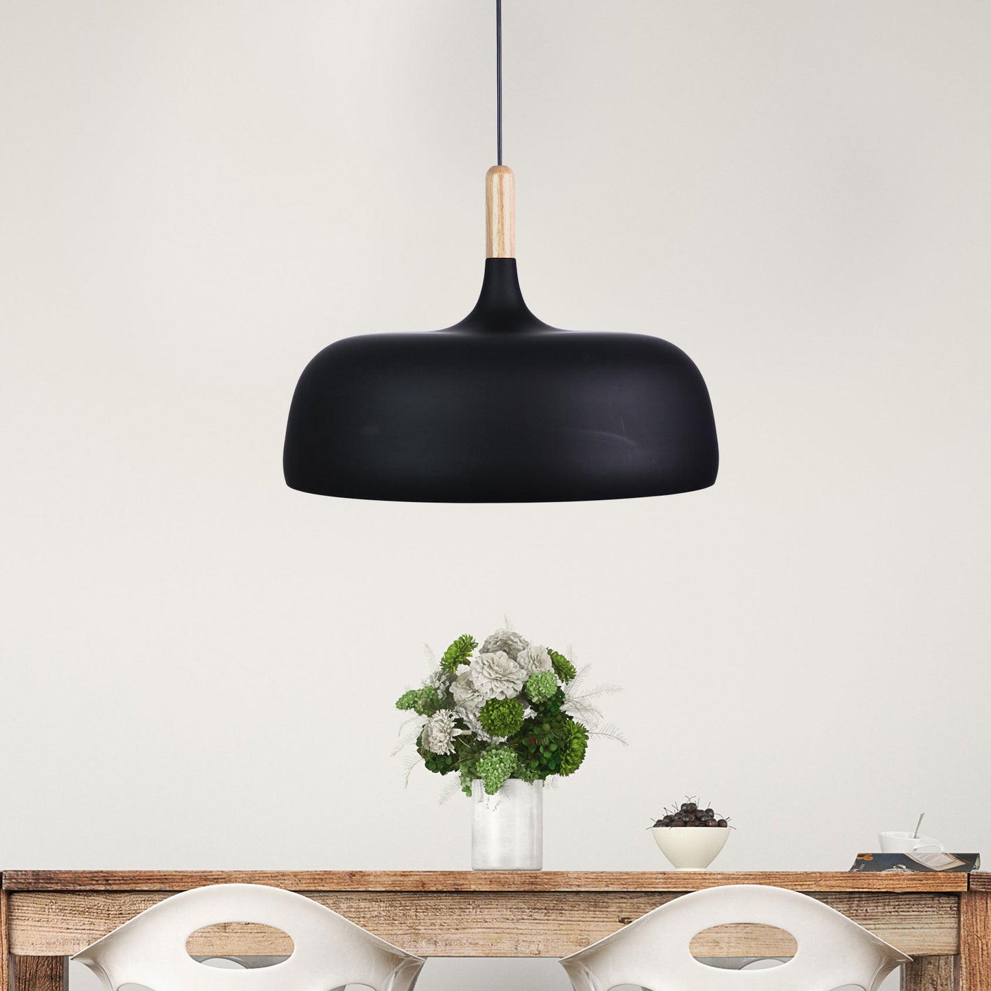 Malt.48 Single Pendant Matt Black