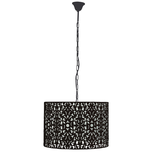 Vicky 45 1LT Pendant Matt Black E27