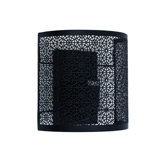 Bastia Wall Light Black Laser Cut