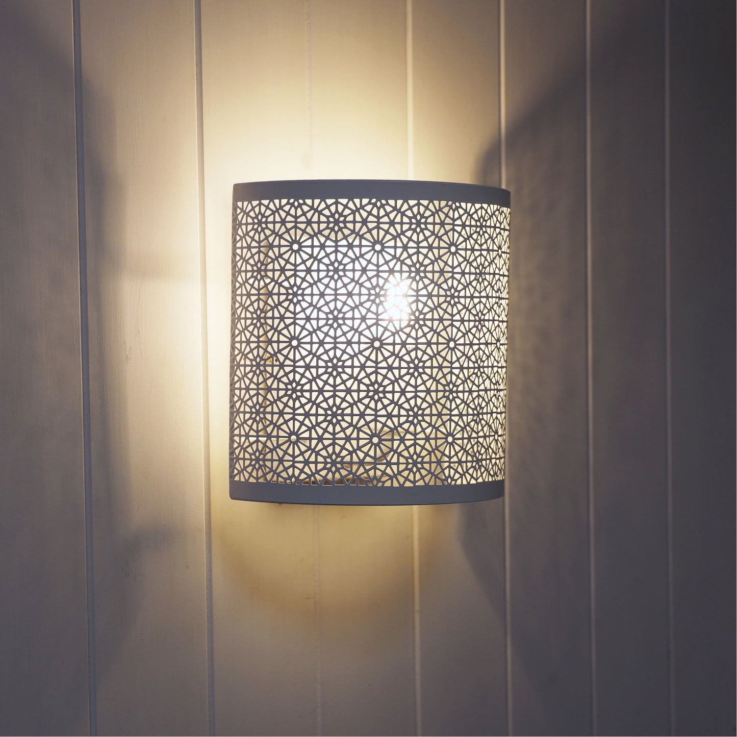 Bastia Wall Light White Laser Cut