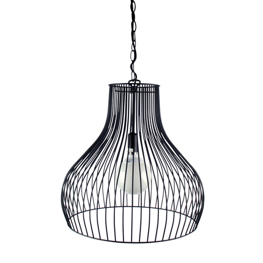 Gabby Wire Single Pendant Black