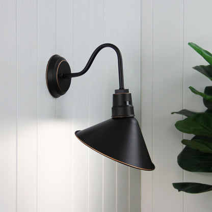 Derwent Wall Light Rubbed Bronze (Orb)