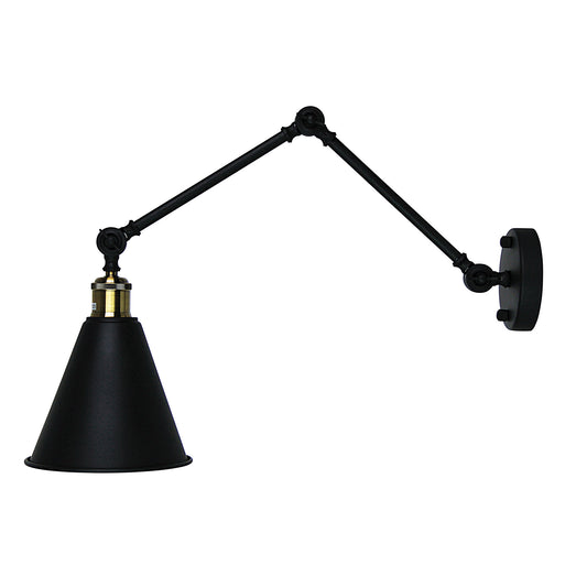 Roxbury Adjustable Wall Light Matt Black