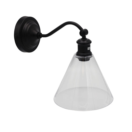 Abby Wall Light Black / Clear