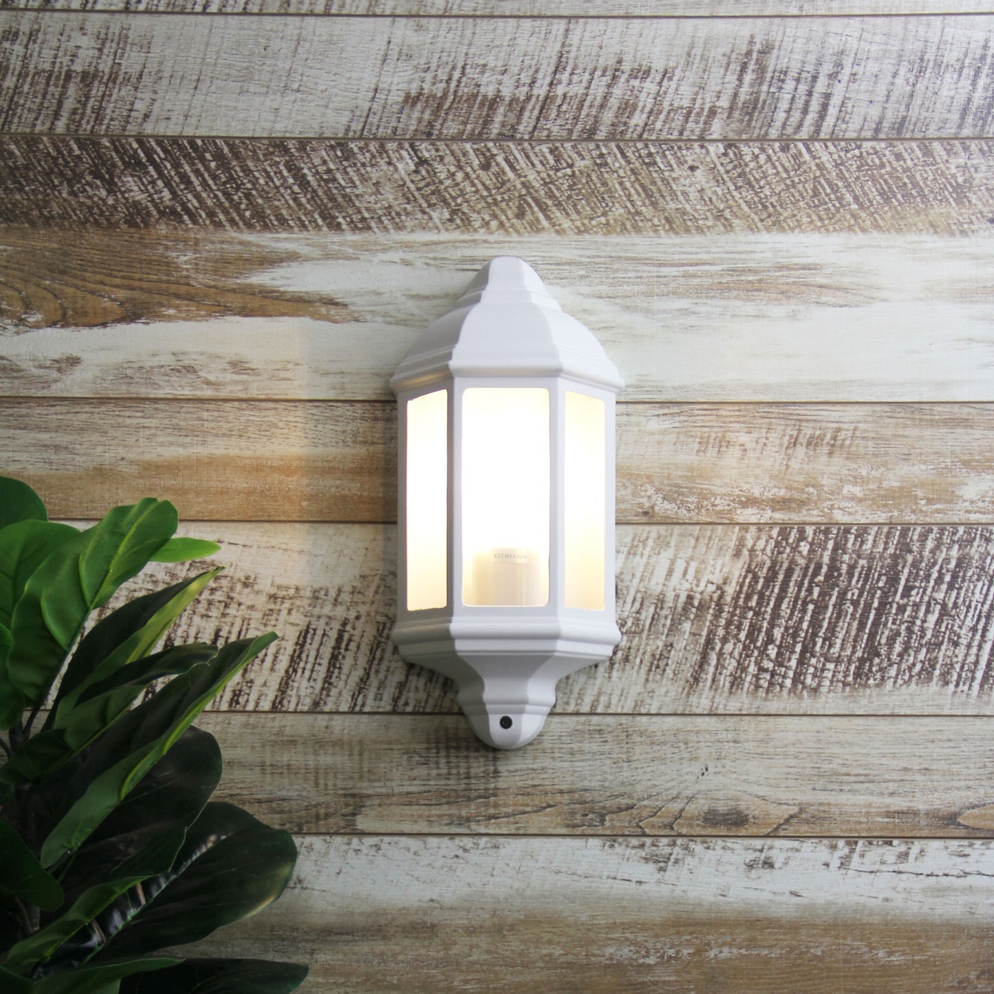 Fenchurch Flush Wall Light White