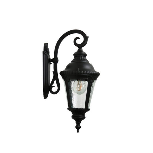 Bristol Outdoor Wall Light Down Black