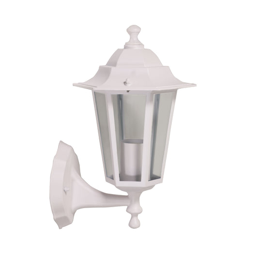 Ascot Outdoor Wall Light Up White