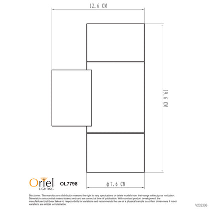 Latitude Up/Down Outdoor Wall Light White