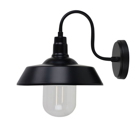 Hudson Barn Style Outdoor Light Black