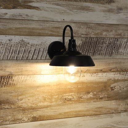 Hudson Barn Style Outdoor Light Black