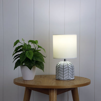 Mandy Complete Table Lamp White