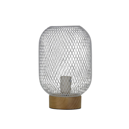 Tilda Mesh Table Lamp White