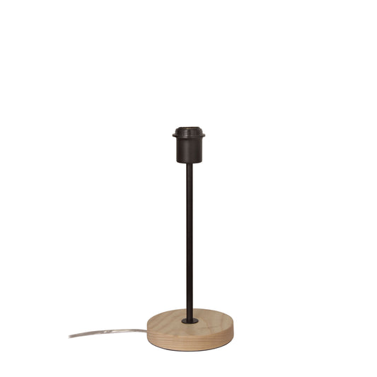 Fino Table Lamp Base Teak & Black