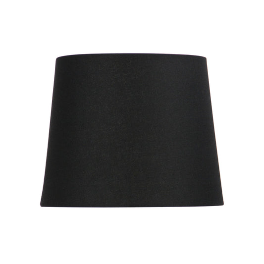 225-275-225 / 11" Black Linen Shade E27 Lamp Shade