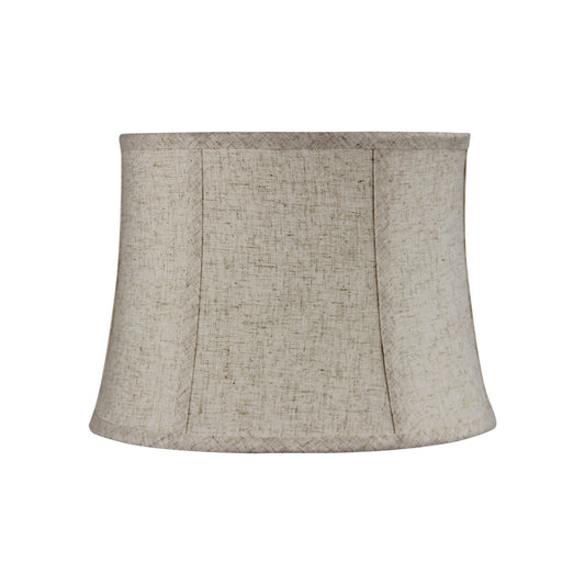 300-350-250 / 14" Harp Mount Flax-Linen Empire Lamp Shade