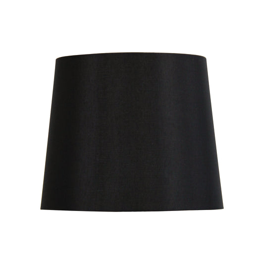 225-275-225 / 11" Satin Black Shade E27 Lamp Shade