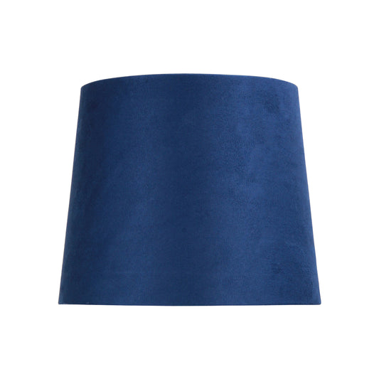 225-275-225 / 11" Denim Blue Suede Shade E27 Lamp Shade