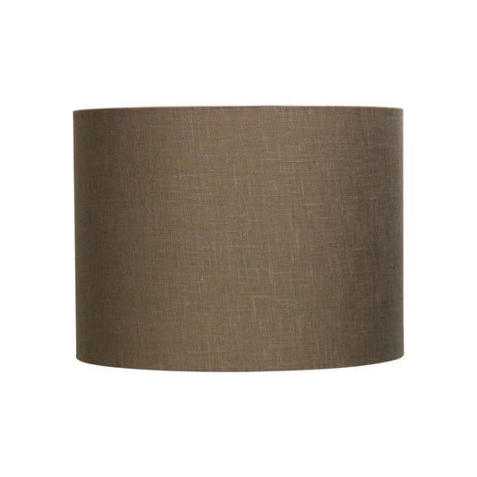 300-300-225 / 12" Drum Coffee Burlap E27 Lamp Shade