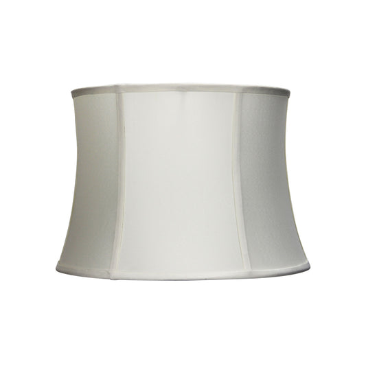 300-350-250 / 14" Empire Off-White Shantung E27 Lamp Shade